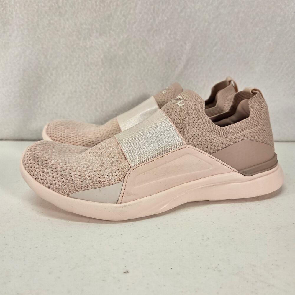 APL TechLoom Bliss Sneakers Knit Slip On Athletic Shoes Pink Womens US 5.5 NWOT - Picture 5 of 10